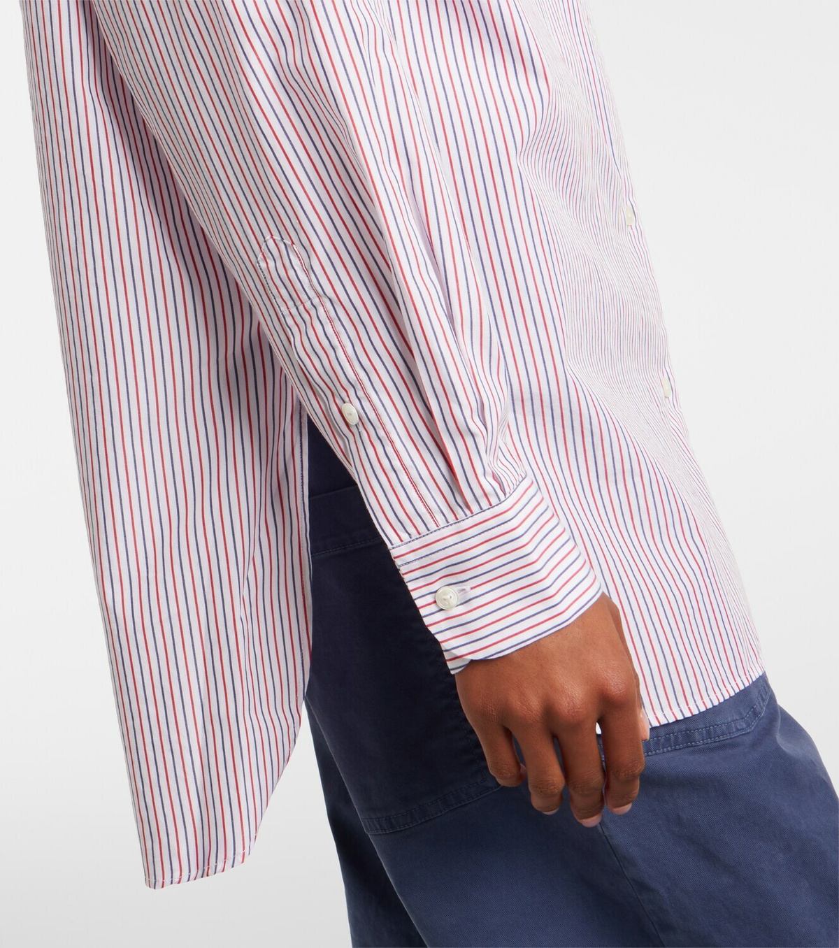 Nili Lotan Yorke striped cotton shirt