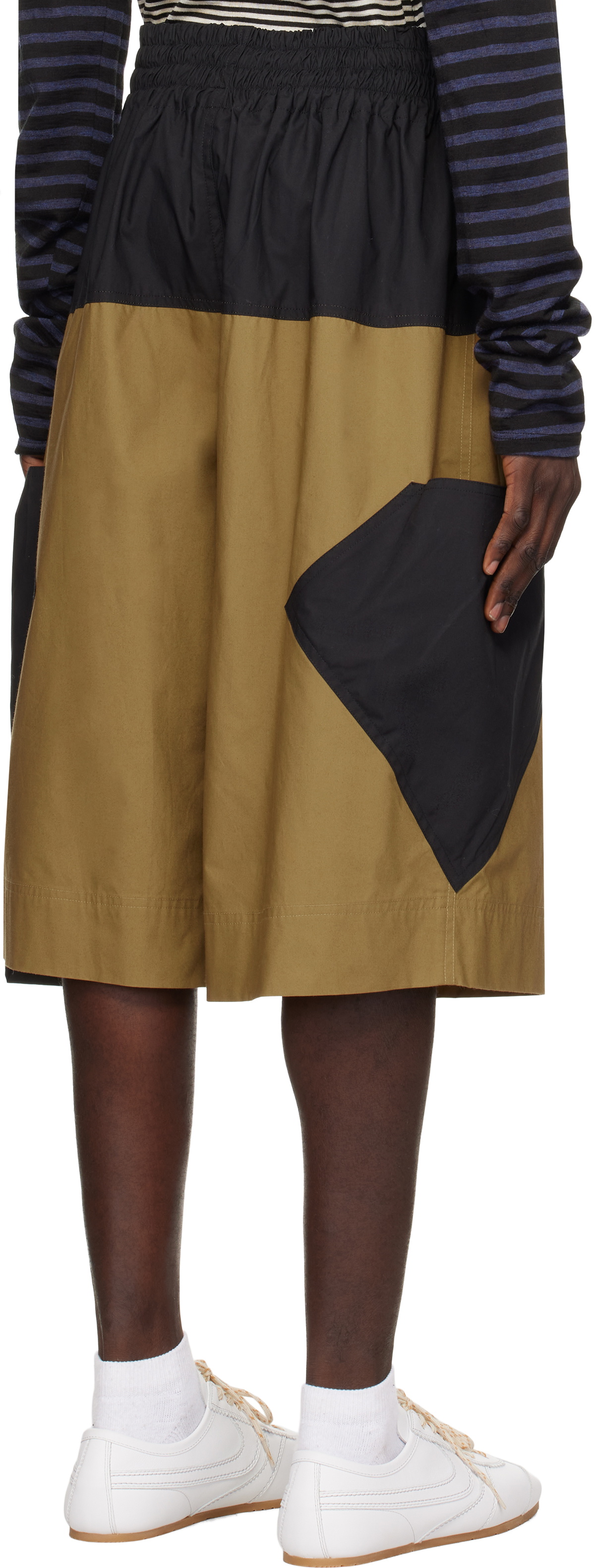 SC103 SSENSE Exclusive Black & Brown Champion Shorts