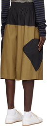 SC103 SSENSE Exclusive Black & Brown Champion Shorts