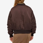 Acne Studios Women's Olanik Bomber Jacket in Chocolate Brown