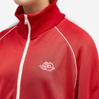 Fiorucci Women's Puffy Piping Angel Track Sweatshirt in Red