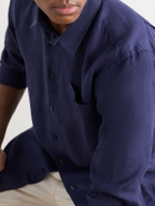 Vilebrequin - Linen Woven Shirt - Blue