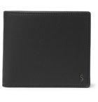 Serapian - Logo-Appliquéd Faux Leather Billfold Wallet - Black