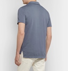 James Perse - Supima Cotton-Jersey Polo Shirt - Blue