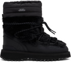 SUICOKE Black BOWER-TRab-HI-FUR Boots