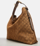 Gucci Maxi Horsebit Large suede tote bag