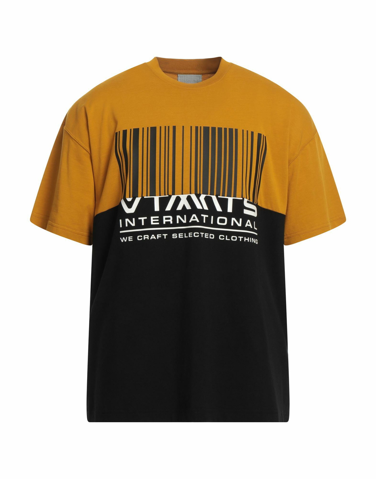 Vtmnts Mens T-shirt Mustard