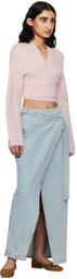 Holzweiler Blue Briela Denim Maxi Skirt