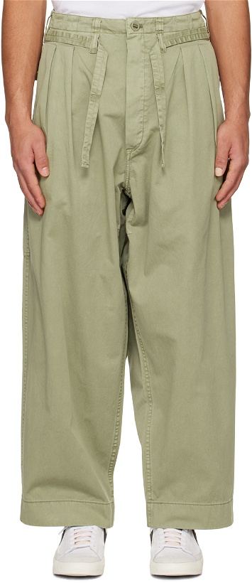 Photo: APPLIED ART FORMS Green DM1-3 Trousers