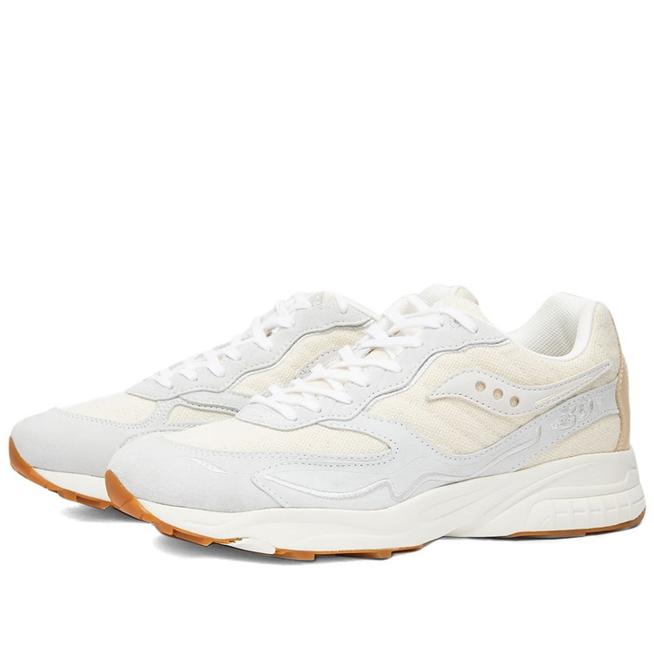 Photo: Saucony Men's 3D Grid Hurricane Sneakers in Undyed