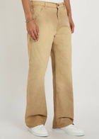 Cherry Los Angeles Western Straight-leg Cotton Trousers Tan