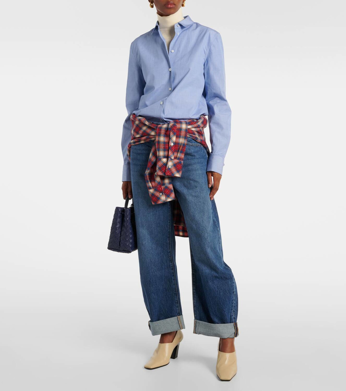 Frame The Bubble barrel-leg jeans Frame Denim