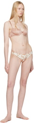 Fleur du Mal Tan Seamless Luxe Balconette Bra