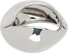 Coperni Silver C-Logo Bangle Bracelet