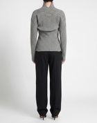 Victoria Beckham Womens Turtleneck Light in Grey