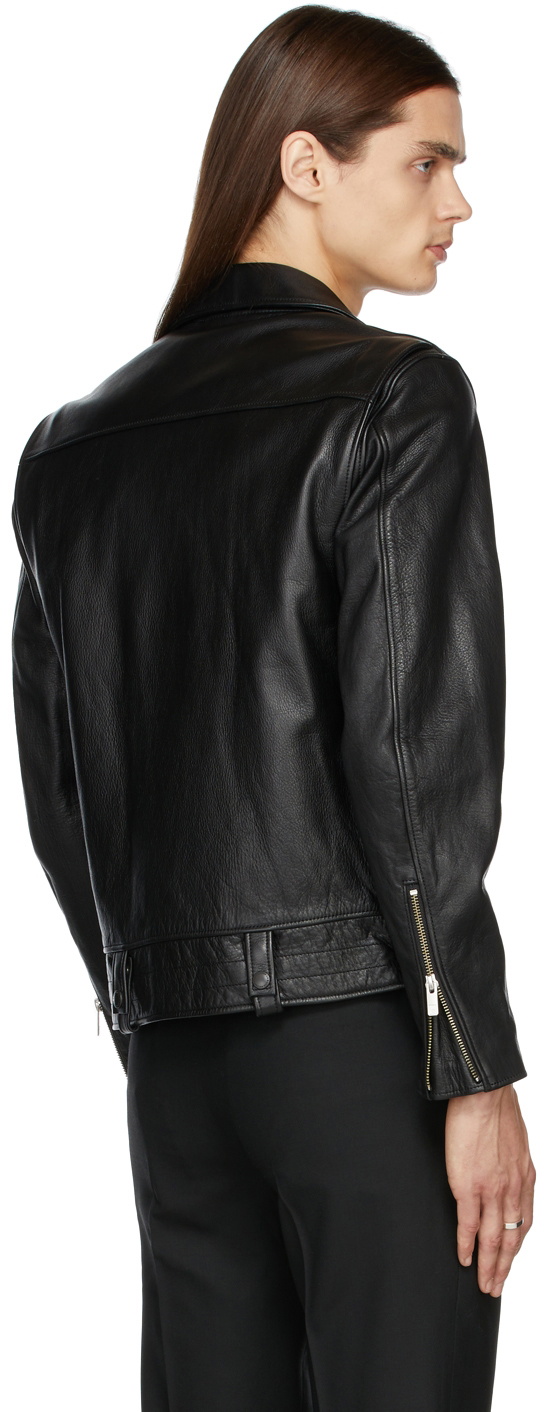ジャケット・アウター n.hooly wood compile leather jaket N.Hoolywood Black Leather Biker Jacket N.Hoolywood