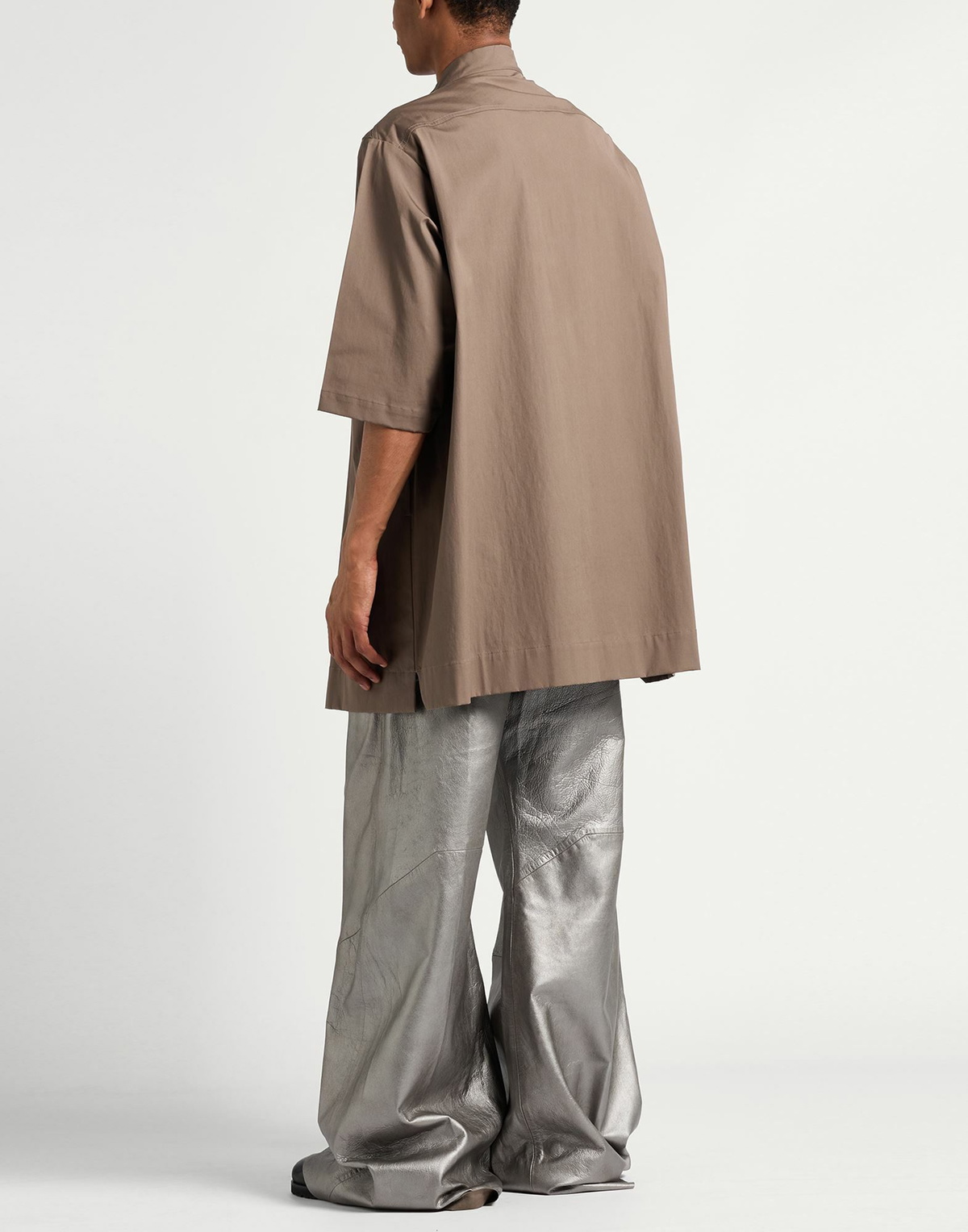 Rick Owens Mens Shirt in Taupe
