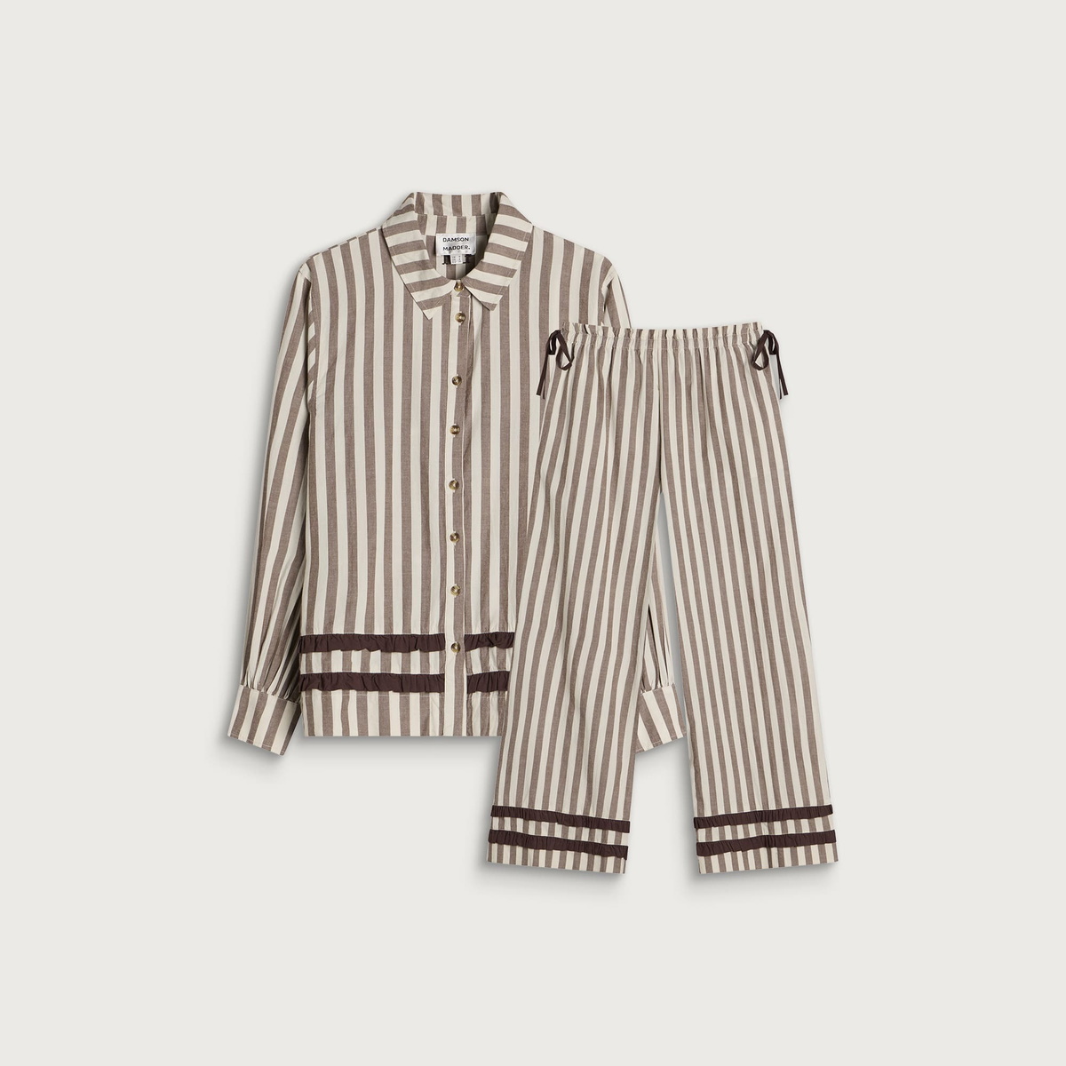 Damson Madder Women's Izzy Pyjama Set in Stripe