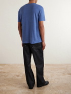 Hartford - Linen-Jersey T-Shirt - Blue