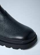 Prada Stamped Leather Boots