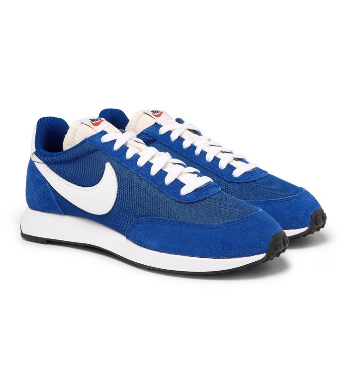 Photo: Nike - Air Tailwind 79 Mesh, Suede and Leather Sneakers - Men - Blue
