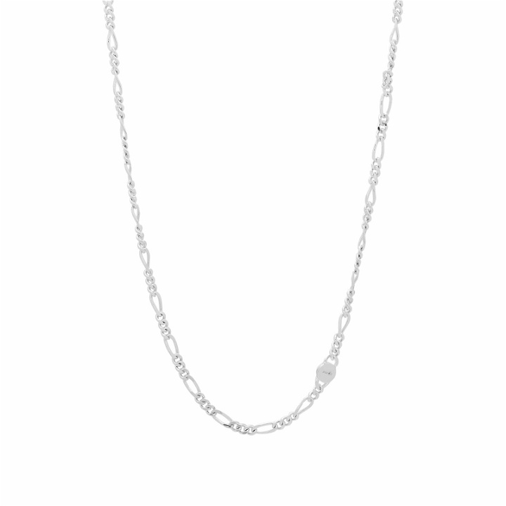 Photo: NUMBERING Men's Figaro Chain Necklace in Silver