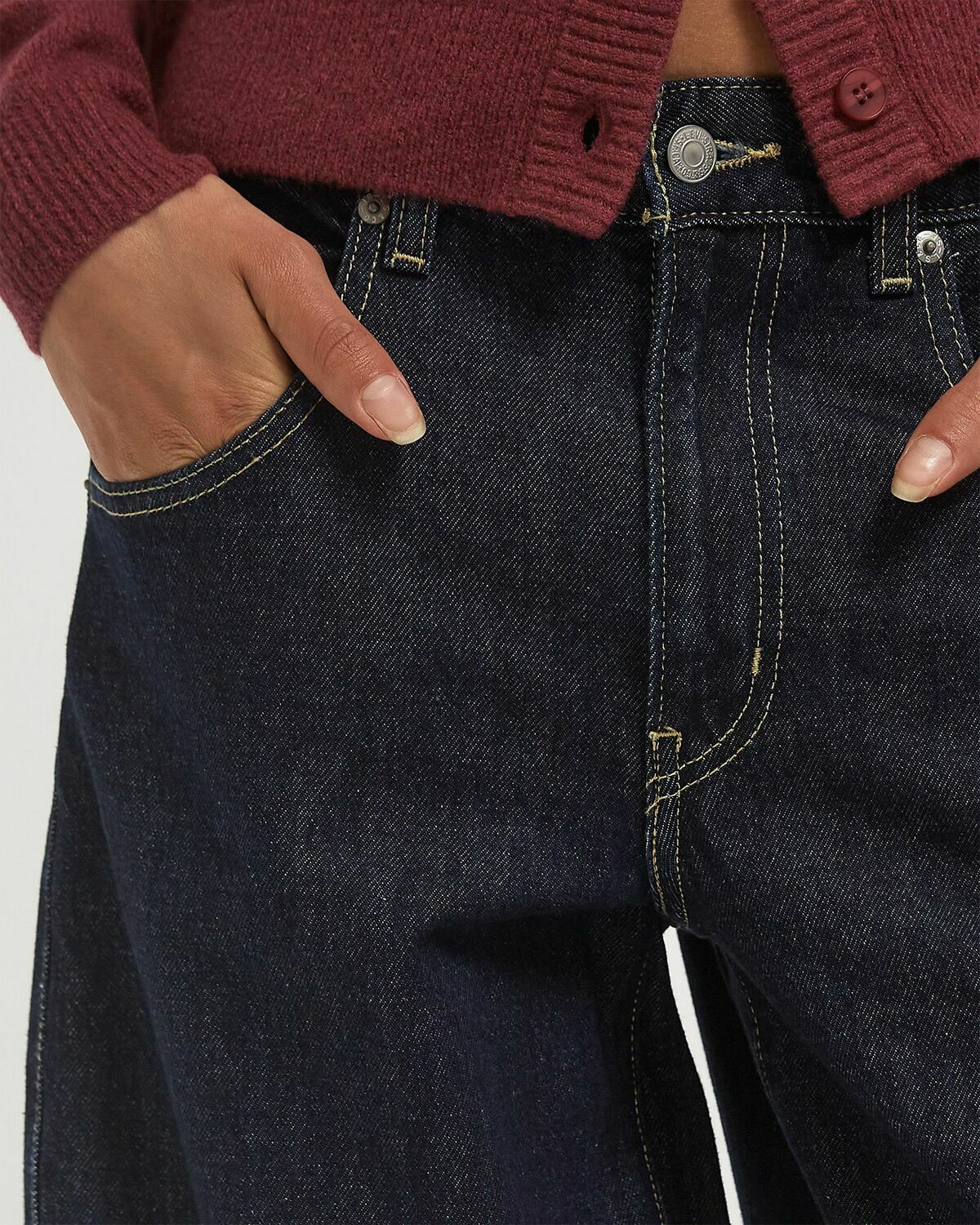 Levis SUPER BAGGY BARREL Blue Womens Jeans