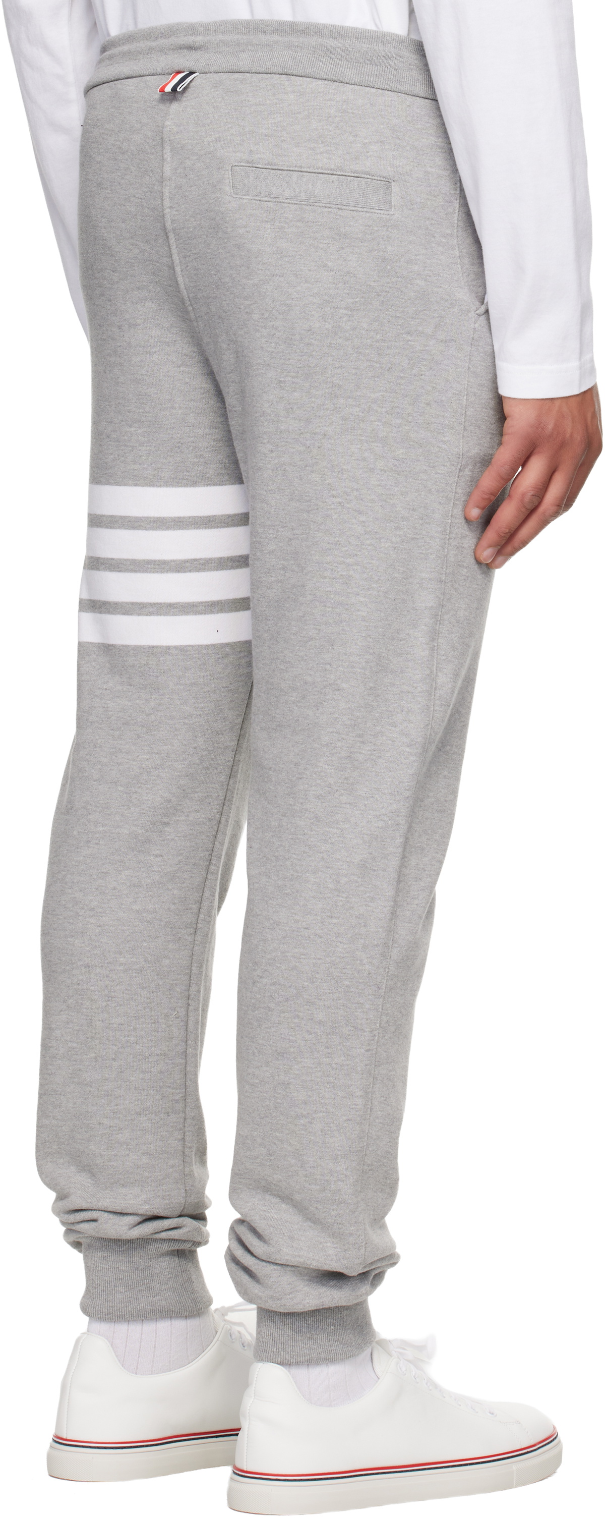 Thom Browne Gray Classic Loopback 4-Bar Sweatpants