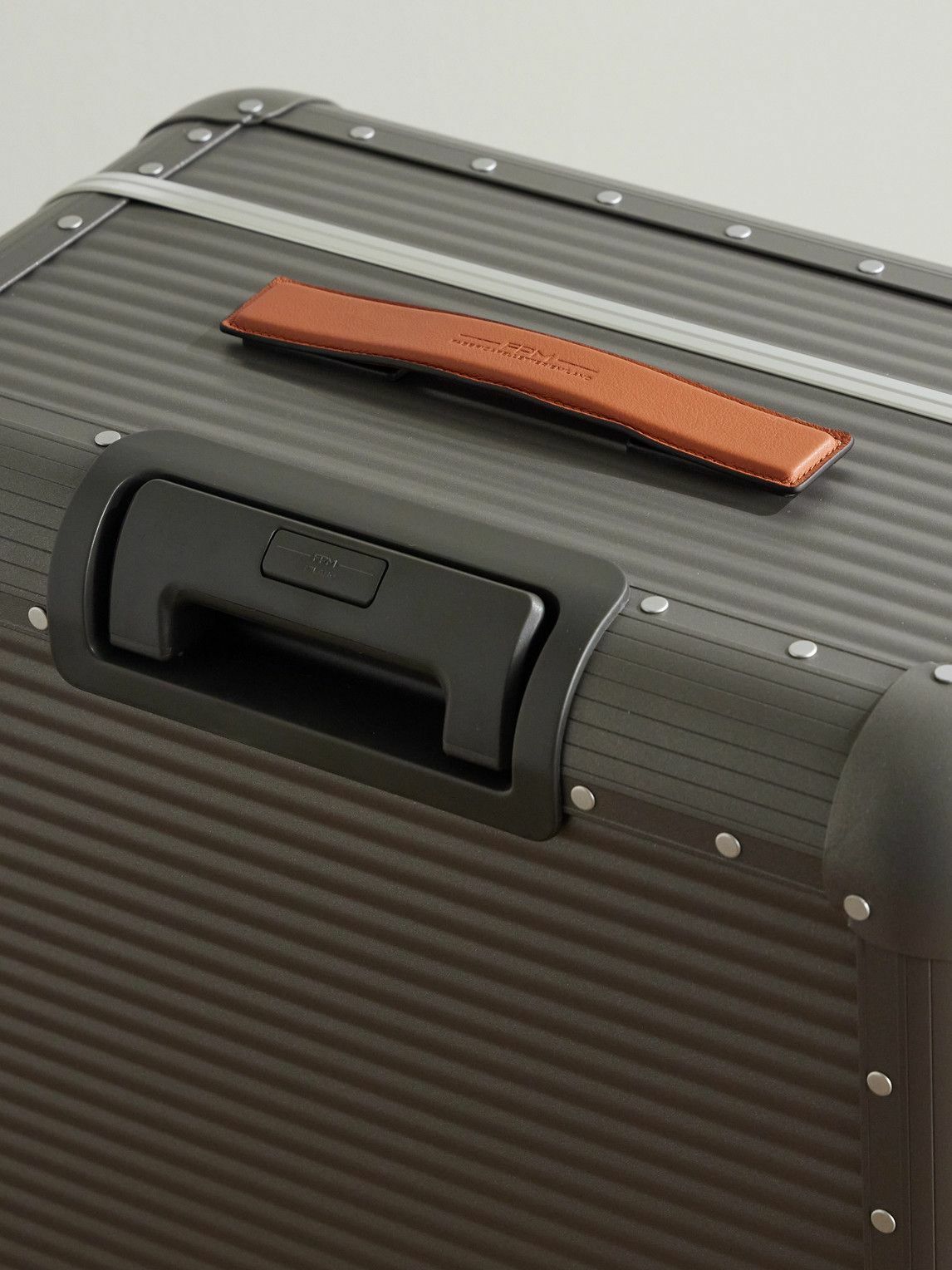 FPM Milano - Bank Spinner 76cm Leather-Trimmed Polycarbonate Spinner Suitcase