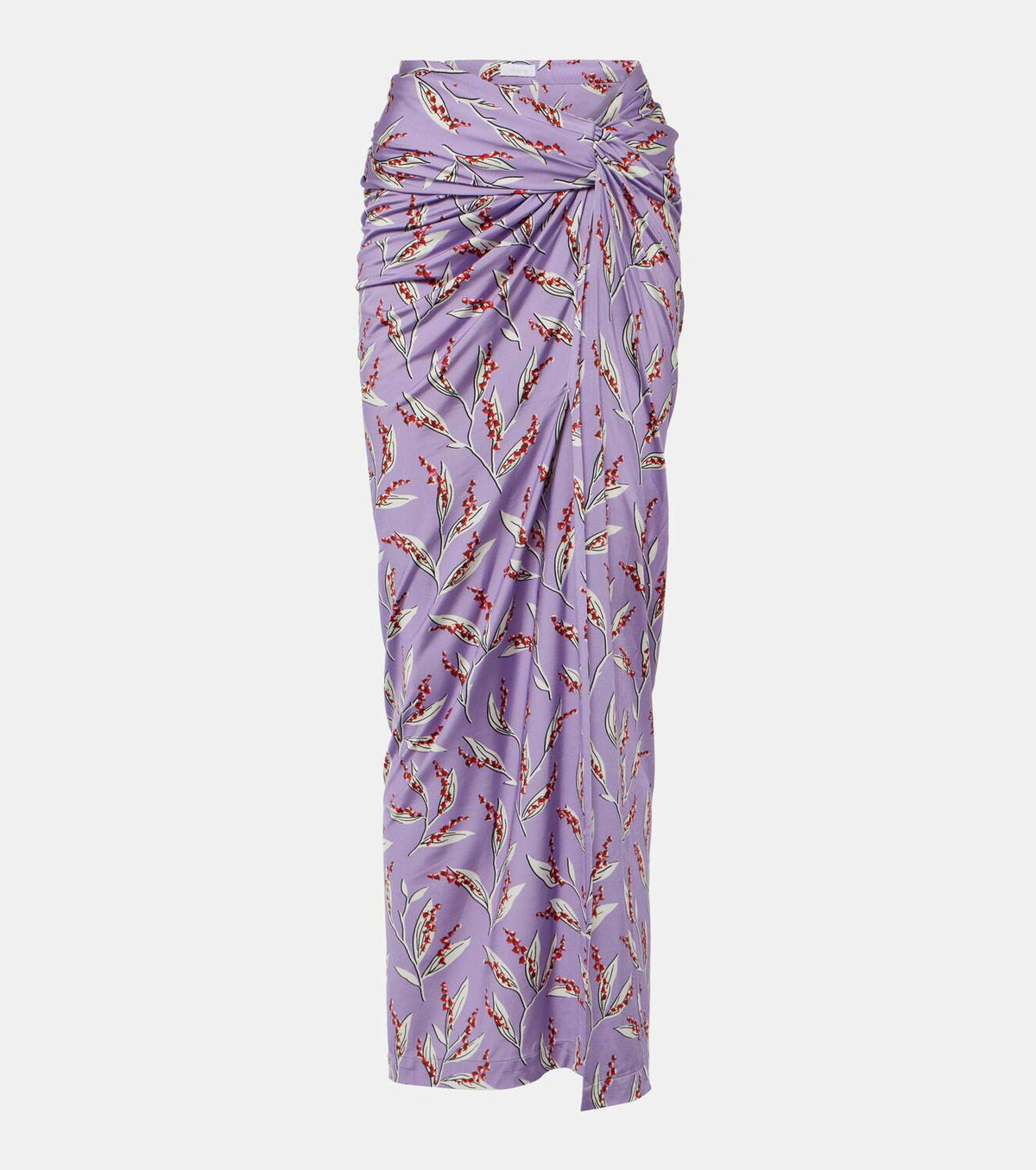 Rabanne Floral wrap skirt