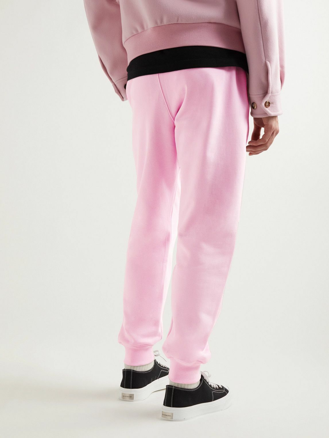 Alexander McQueen - Tapered Webbing-Trimmed Cotton-Jersey