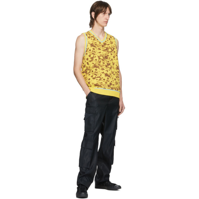 Marc Jacobs Yellow Heaven by Marc Jacobs Floral Techno Vest Marc