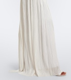 Maria Lucia Hohan Kamina cutout silk tulle bustier gown