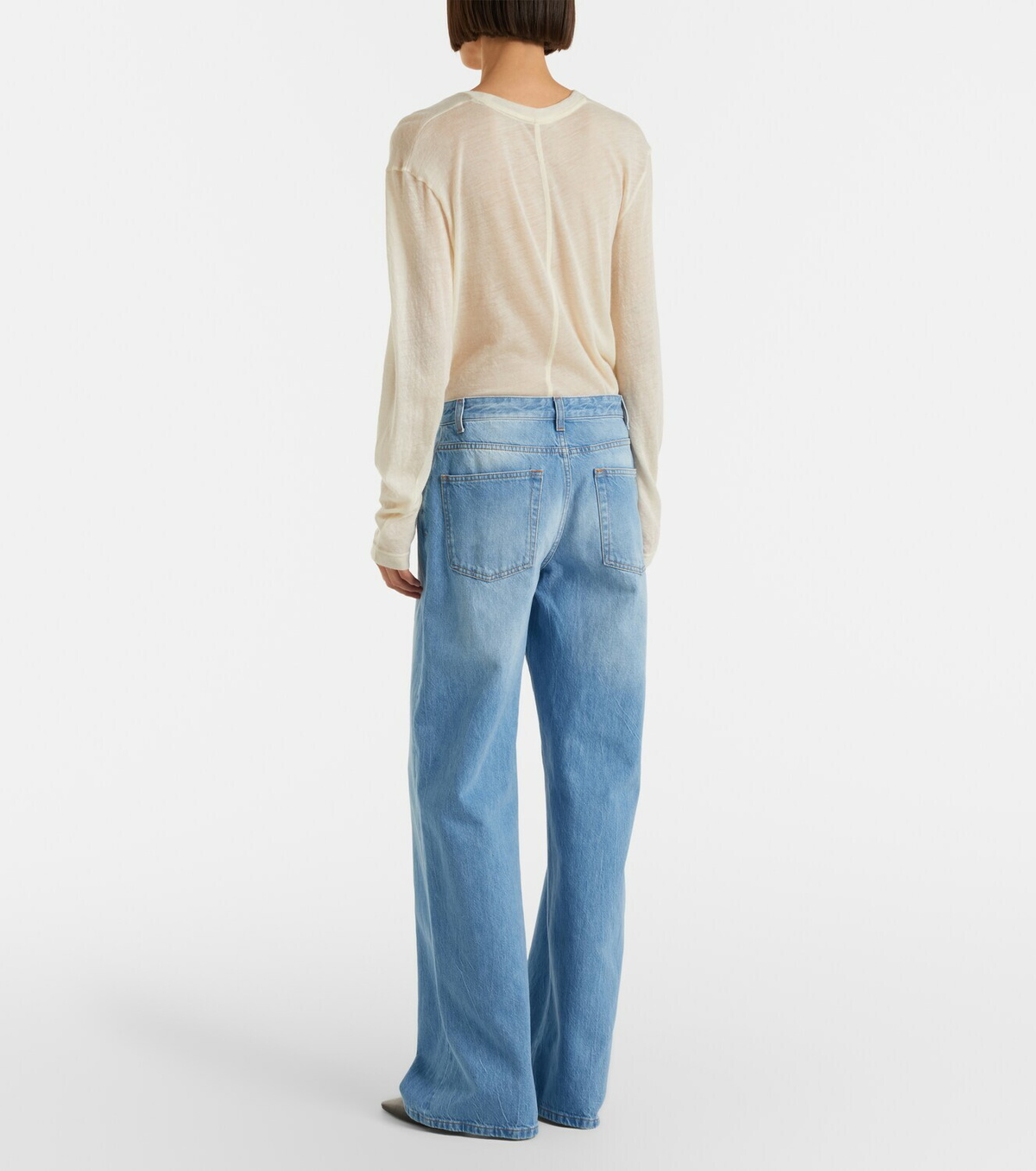 The Row Eglitta straight jeans