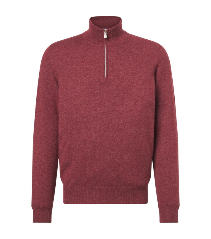 Photo: Brunello Cucinelli Cashmere half-zip sweater