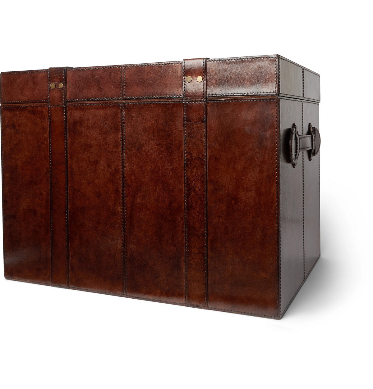 Ben Soleimani - Leather Trunk - Brown