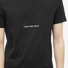 Calvin Klein Men's Institutional T-Shirt in Ck Black