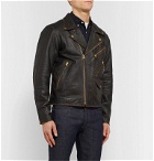 RRL - Marshall Leather Biker Jacket - Black