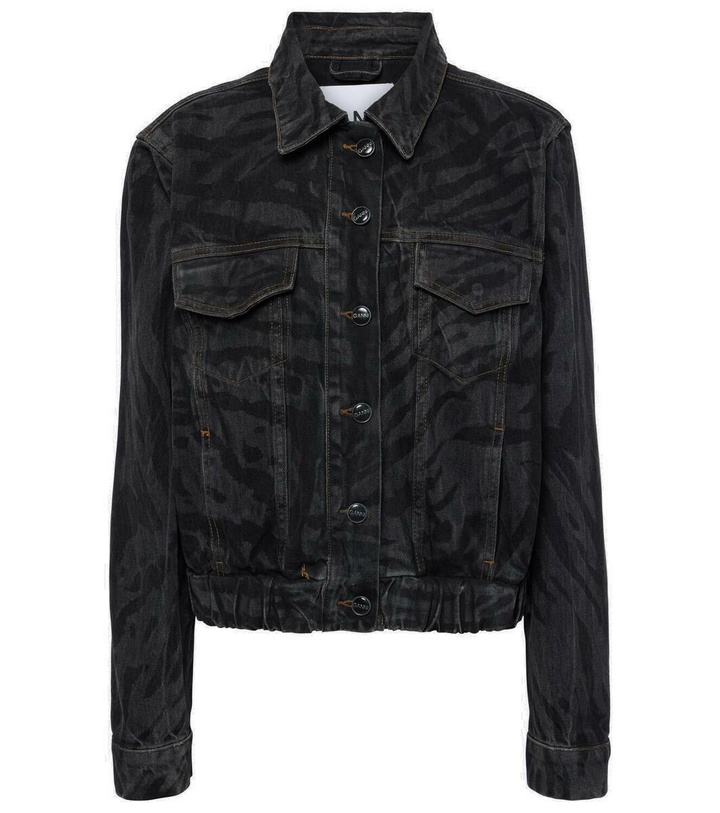 Photo: Ganni Printed denim jacket