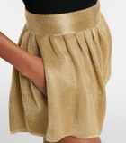 Alaïa High-rise mesh shorts