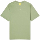 Nike x NOCTA Cardinal Stock T-shirt in Oil Green/Light Liquid Lime