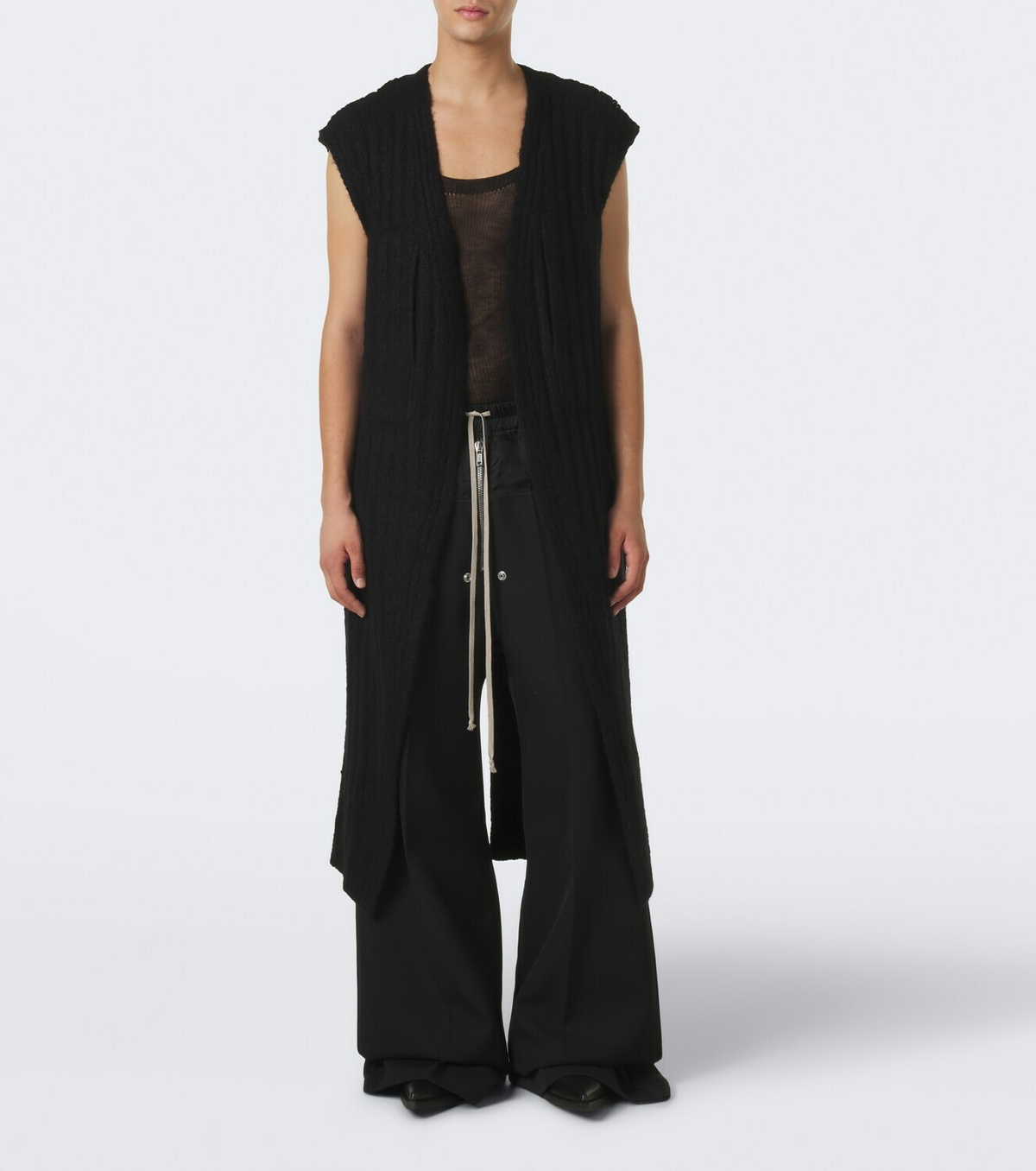 Rick Owens Lab cashmere and silk sweater vest