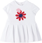 Marni Baby White Flower Dress