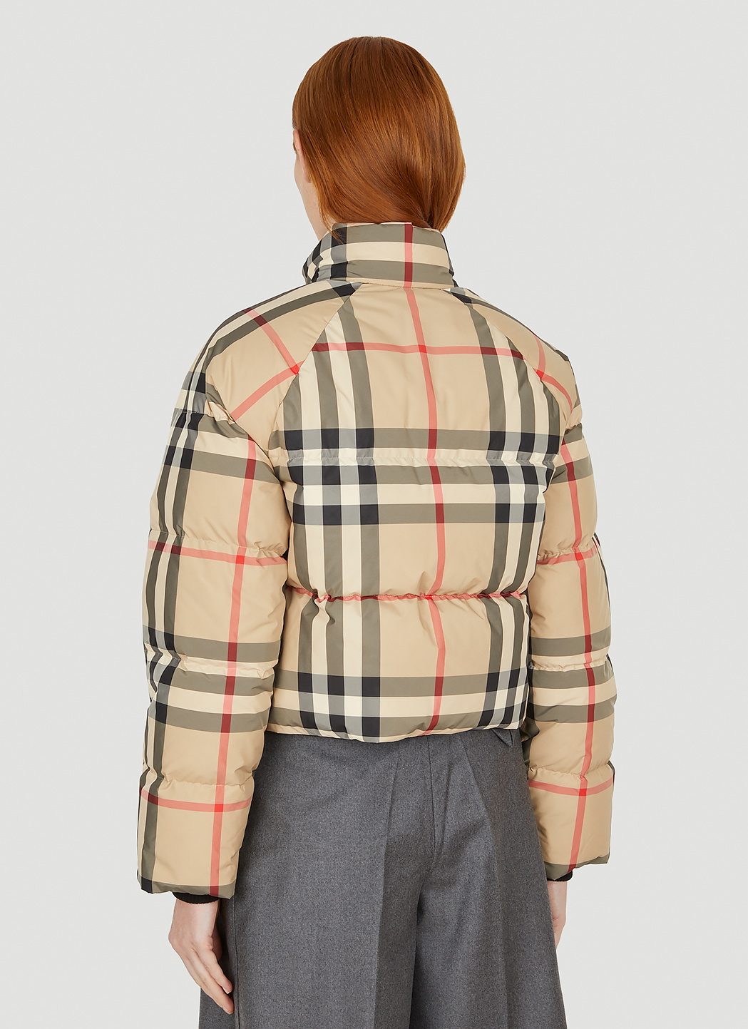 Burberry Checked Puffer Jacket Burberry