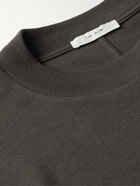 The Row - Ezan Organic Cotton-Jersey Sweater - Gray
