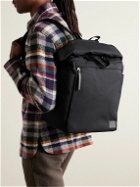 Paul Smith - Leather-Trimmed Cotton-Blend Canvas Backpack