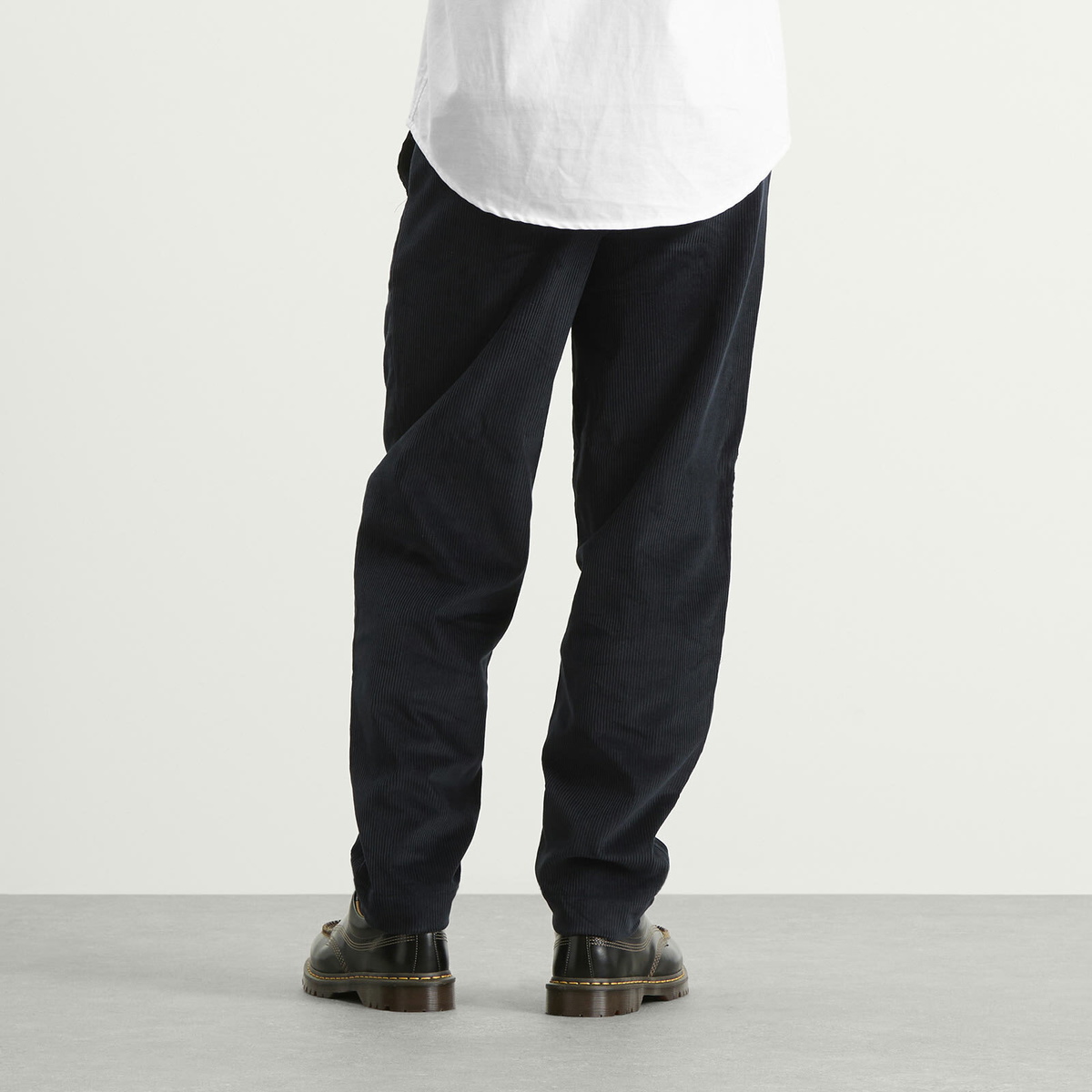 Fred Perry Men's Tapered Corduroy Trouser in Navy