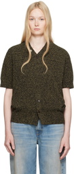 ADER error Black Half Sleeve Knit Product. 59 Sweater