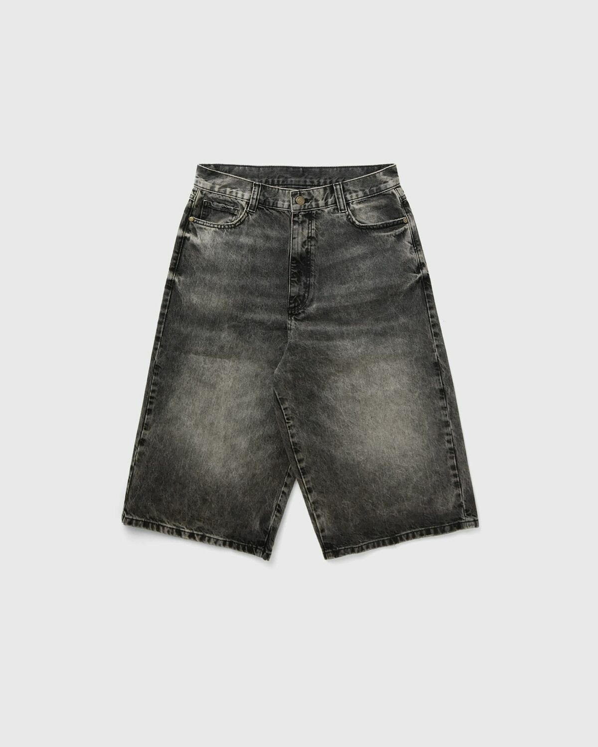 Boiler Room CUT OFF DENIM SHORT Black Mens Casual Short