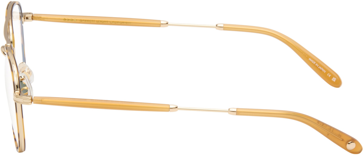 Garrett Leight Gold Linnie Glasses
